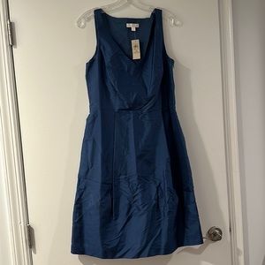 NWT Ann Taylor Blue Silk Dress